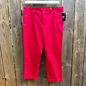 *NWT KUT | Cropped Trousers Watermelon Red 8